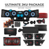 DS18 ULTIMATE JKU PACKAGE - Jeep JKU 2007-2018 Ultimate Package – Loaded Sound Bar, Door Panels, Tailgate Subwoofers & Amplifiers