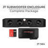 DS18 JT-S64PKG - Complete Under Seat Subwoofer Enclosure Package for JT Gladiator Jeeps