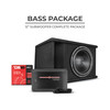 DS18 ZR112LD-PKG - DS18 ZR112LD-PKG Bass Package 12" Subwoofer In a Ported Box With Amplifier and Amplifier Installation Kit - ZR112LD + ZR1000.1D Amp + AMPKIT4