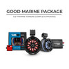 DS18 Good Marine Package - DS18 Good Marine Stereo Package  2 x 6.5” Speaker Tower| 1 x 2 Ch Amplifier | 1 x MOFCKIT4 and 1 x LED-BTC