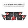 DS18 JKFBCOMBO - JK/JKU Front & Back Door Panels Package