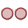 HEX Speaker Grills Color Matched For 2014+ Electric Glide / Street Glide Inner Fairing