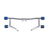 Chrome ProTek Front Performance High Way Peg Two Step Crash Bar for Harley Touring