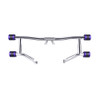 Chrome ProTek Front Performance High Way Peg Two Step Crash Bar for Harley Touring