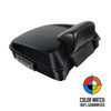 Color Matched Chopped Tour Pack w/ Slim Backrest & Black Hardware for Harley® Touring '97-'26