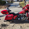 Color Matched King Tour Pack w/ Full Backrest & Black Hardware for Harley® Touring '97-'26