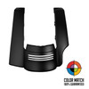 Color Matched Stretched 2-Into-1 Tri-Bar Fender Extension for Harley® Touring '09-'23