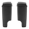 Color Matched 4" Dual Cut Stretched Saddlebags for Harley® Touring '14-'23