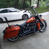 Color Matched Standard Saddlebag Conversion Kit w/ Black Hardware for Harley® Softail '18-'26