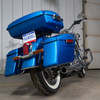 Color Matched Standard Saddlebag Conversion Kit w/ Chrome Hardware for Harley® Softail '84-'17