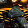 Custom Color HOGWORKZ® Diamond Stitched Chopped Tour Pack Backrest Pad