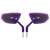 Custom Color HOGWORKZ® Anodized Performance Mirrors w/ Carbon Inlay