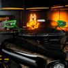 Custom Color HOGWORKZ® Anodized Performance Mirrors w/ Carbon Inlay
