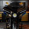 Custom Color Adjustable Batwing Air Deflectors for Harley® Touring '14-'23