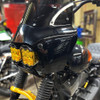 A10 Moto 08-17 Dyna Fat Bob DUAL LP4 Lighting Combo Kit For Memphis Shades 7401