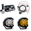 A10 Moto 08-17 Dyna Fat Bob DUAL LP4 Lighting Combo Kit For Memphis Shades 7401