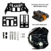 A10 MOTO Universal 3.5" DOT LP6 Memphis Shades Road Warrior Lighting Combo Kit