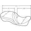 Drag Specialties Seats - Touring Seat - Pillow - FL '09-'23