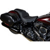 Drag Specialties Seats - Predator Seat - Double Diamond w/ Silver Sitching - Vinyl - FLSB/FXLR '18-'23