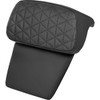 Saddlemen #814-07C-18000 - Chopped Tour Pak Backrest Pad - Tri-Gripper- Black Stitch - FLH/FLT '14-'26