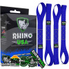 Rhino USA SOFT4PACK-BLU Rhino USA Soft Loops Motorcycle Tie-Down Set 4-Pack Blue