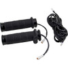 Koso North America #AX2082L1-B - Titan II Heated Grips - Cable - Black