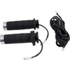 Koso North America #AX2082L1-C - Titan II Heated Grips - Cable - Chrome