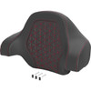 Saddlemen #071021104 - Deluxe Tour Pack Sissy Bar Pad - Tri Gripper - Red