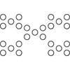 James Gasket #JGI-11118 - Upper Pushrod Quad Seal