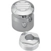 Pro-one Perf.mfg. #200220 - Chrome Billet Choke Cable Knob Cover - Ball-Milled
