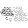 Colony #8608-36 - Hardware Kit - Rocker Box Nuts/Washers - Chrome - '66-'84 Harley-Davidson