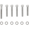 Drag Specialties - Bolt Kit - Cam Cover - Knurled - Chrome - '93-'00 Harley-Davidson