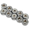 Drag Specialties - Nuts - Nylon - Chrome - 10-24