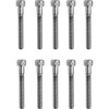 Drag Specialties - Bolts - Socket-Head - Replacement - Knurled/Coarse Thread - #10-24 x 1-1/2" - 10 Pack