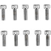Drag Specialties - Bolts - Socket-Head - Replacement - Knurled/Coarse Thread - #8-32 x 1/2" - 10 Pack