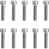 Drag Specialties - Bolts - Socket-Head - Replacement - Knurled/Fine Thread - #10-32 x 7/8" - 10 Pack