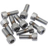 Drag Specialties - Bolts - Socket-Head - Replacement - Knurled/Coarse Thread - #10-24 x 3/8" - 10 Pack