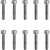 Drag Specialties - Bolts - Socket-Head - Replacement - Knurled/Coarse Thread - #10-24 x 1" - 10 Pack