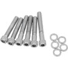 Drag Specialties - Bolt Kit - Cam Cover - Knurled - Chrome - '87-'92 Harley-Davidson