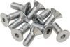 10X32X1/2 Chrome Flat Head