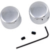 Drag Specialties - Chrome Handlebar Riser Bolt Caps - FX/XL