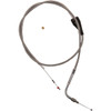 Barnett #102304100103 - Stainless Steel Idle Cable - Cruise - +3" - '02-'07 FLH