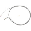 Barnett #102303001806 - Stainless Steel Throttle Cable - +6" - '02-'07 Touring