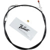 Barnett #101304001206 - Black Vinyl Idle Cable - +6" Size - 37" Length