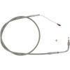 Barnett #102303001203 - Stainless Steel Throttle Cable - +3" - '01-'15 Softail