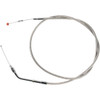Barnett #102304000506 - Stainless Steel Idle Cable - +6" - '88-'95 Sportster