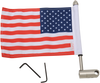 Luggage Rack Flag Mount - 1/2" Round - With 6" X 9" Flag