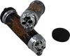 Drag Specialties Skull Grips - Plain Eyes - Chrome