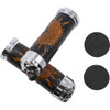 Drag Specialties - Skull Grips - Red Eyes - Chrome