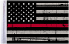 Grunge U.S.A. Flag - Red - 6" x 9"